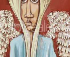 angel digital painting
