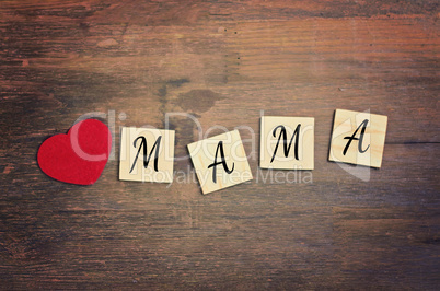 greeting card - mama