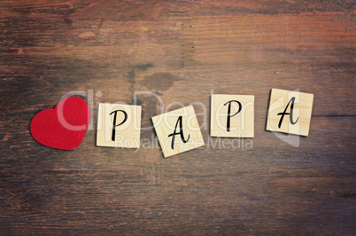 greeting card - papa