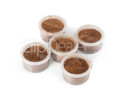 Capsules of hot chocolate