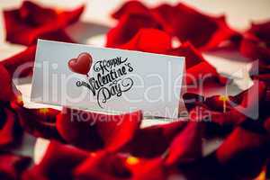 Composite image of cute valentines message