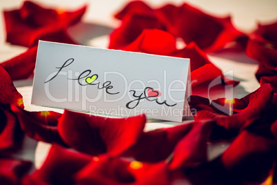 Composite image of i love you