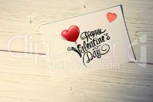 Composite image of cute valentines message