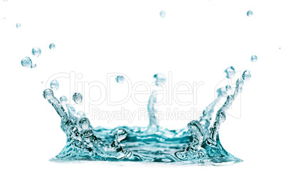 splash water