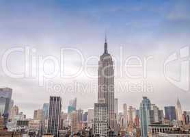 Stunning view of Midtown Manhattan skyline - New York City