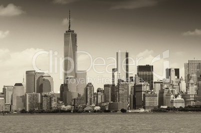 Lower Manhattan skyline, New York