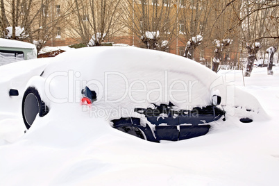 Car in the snow