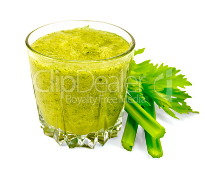 Cocktail with celery stalks