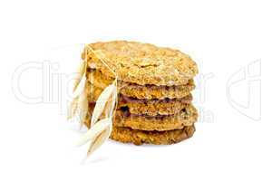 Cookies oatmeal stack