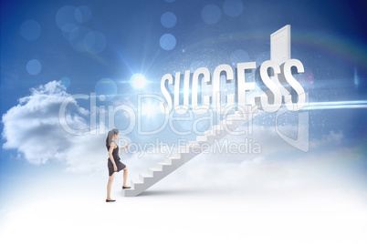 Success against steps leading to closed door in the sky