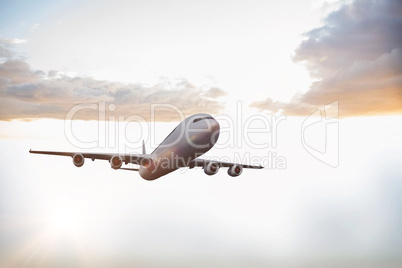 Composite image of graphic airplane