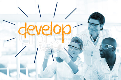 Develop against scientists working in laboratory
