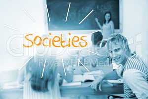 Societies against students in a classroom