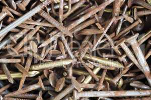 old rusty nails