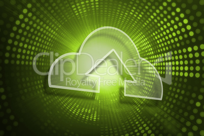 Composite image of cloud computing