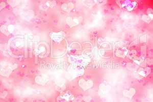 Digitally generated girly heart design