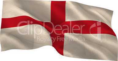Digitally generated england national flag