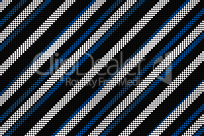 Cool linear pattern in black blue and white