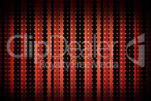 Linear pattern in black and red