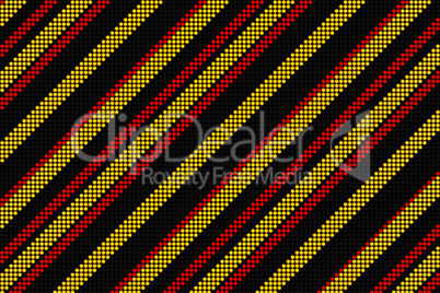 Cool linear pattern in black red and yellow
