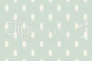 Blue and cream patterned wallpaper