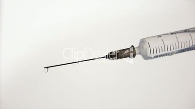 Syringe injector needle drops - HD