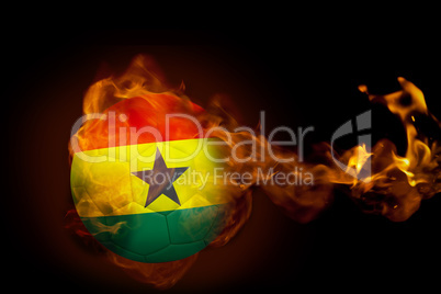 Fire surrounding cameroon ball