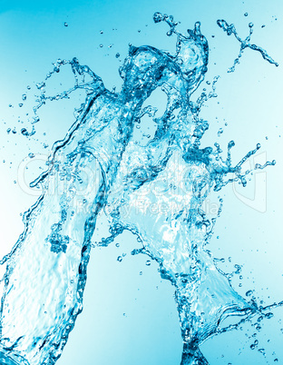 Water splash background