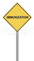 Immunization Warning Sign