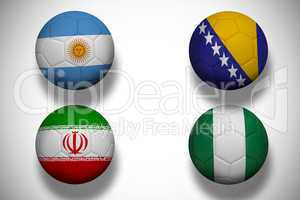 Group f footballs for world cup