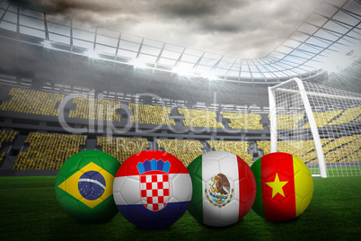 Group a world cup footballs