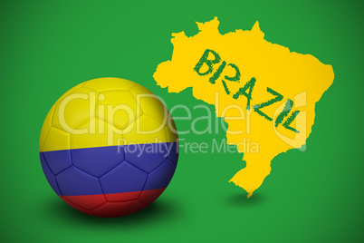 Football in colombia colours