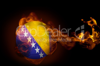 Fire surrounding bosnia ball