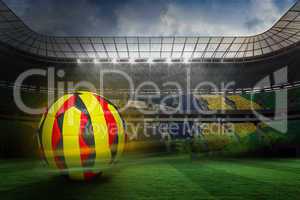 Football in belgian colours