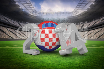 Croatia world cup 2014 message