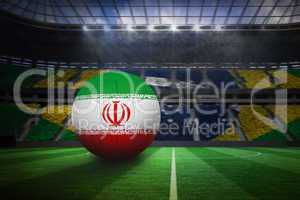 Football in iran colours