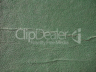 Green leatherette background