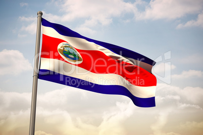 Costa rica national flag