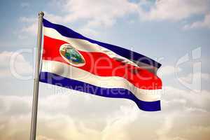 Costa rica national flag