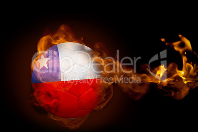 Fire surrounding chile ball