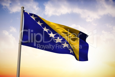 Bosnia national flag