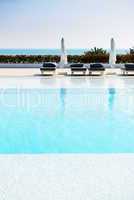 The swimming pool at luxury hotel, Antalya, Turkey