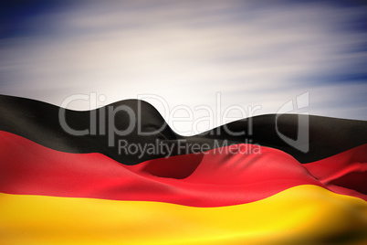 Germany flag waving