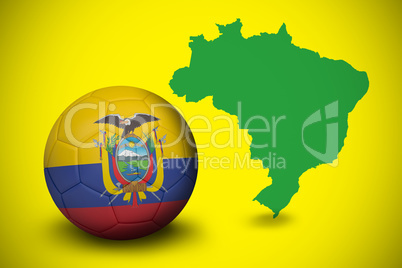 Football in ecuador colours