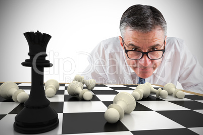 Composite image of focused businessman Composite image of focused businessman