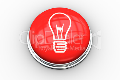 Composite image of light bulb graphic on button