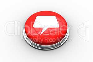 Composite image of speech bubble graphic on button