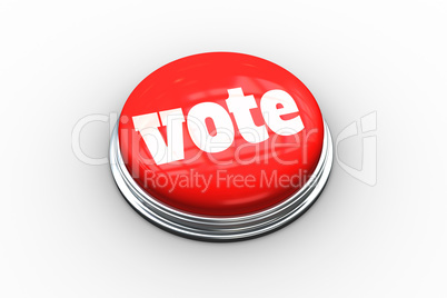 Vote on digitally generated red push button