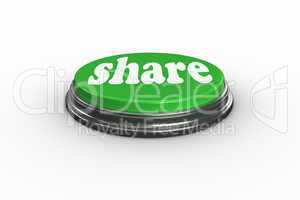 Share on digitally generated green push button