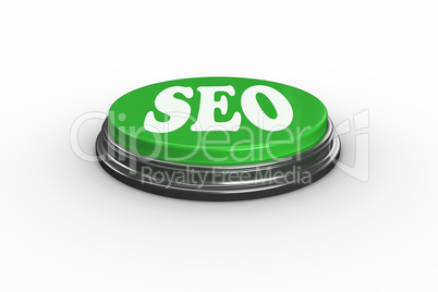 Seo on digitally generated green push button